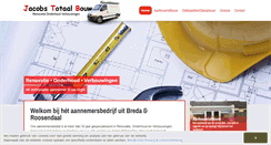 Desktop Screenshot of jacobstotaalbouw.com